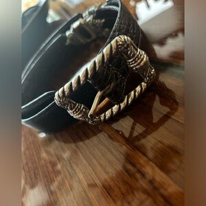 Brighton reversible leather belt size ML 32